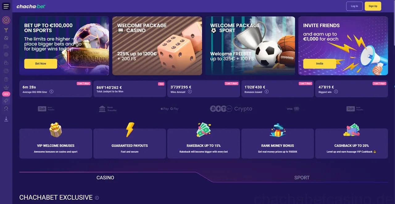 Chachabet Casino Casino